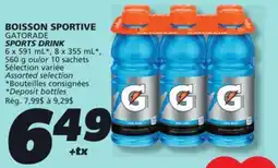 IGA GATORADE SPORTS DRINK offer