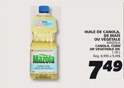 IGA MAZOLA CANOLA, CORN OR VEGETABLE OIL offer