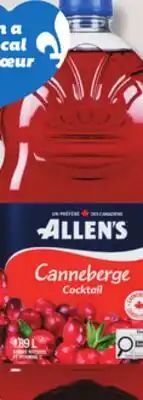 IGA ALLEN'S COCKTAIL JUICE offer