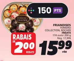 IGA FERRERO COLLECTION, ROCHER TREATS offer