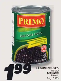 IGA PRIMO LEGUMES offer
