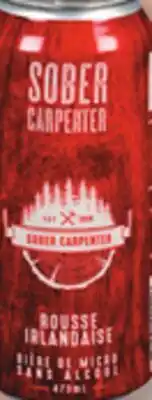 IGA SOBER CARPENTER NON-ALCOHOLIC BEER offer
