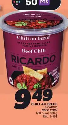 IGA RICARDO BEEF CHILI offer