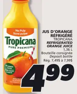 IGA TROPICANA REFRIGERATED ORANGE JUICE offer