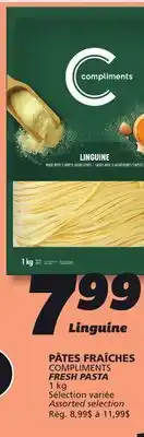 IGA COMPLIMENTS FRESH PASTA offer