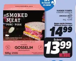 IGA FUMOIRS GOSSELIN SMOKED MEAT offer