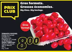 IGA GRAPE TOMATOES offer
