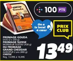 IGA MONSIEUR GUSTAV CHEESE offer