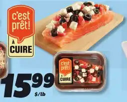 IGA C'EST PRÉT À CUIRE FRESH STUFFED SALMON TENDER offer