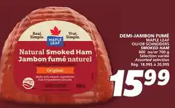 IGA MAPLE LEAF OR SCHNEIDERS SMOKED HAM offer