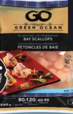 IGA GREEN OCEAN FROZEN BAY SCALLOPS offer