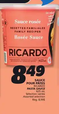 IGA RICARDO PASTA SAUCE offer