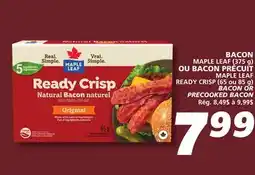 IGA MAPLE LEAF READY CRISP BACON offer