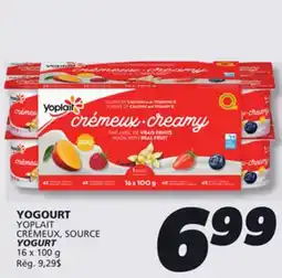 IGA YOPLAIT YOGURT offer