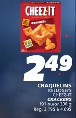 IGA CHEEZ-IT CRACKERS offer