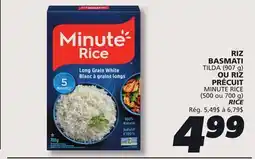 IGA MINUTE RICE RICE offer