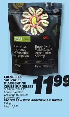 IGA MARINA DEL REY FROZEN RAW WILD ARGENTINIAN SHRIMP offer