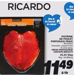 IGA RICARDO FRESH PORTUGUESE CHICKEN BREASTS offer