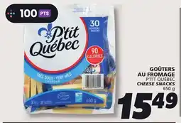 IGA P'TIT QUÉBEC CHEESE SNACKS offer