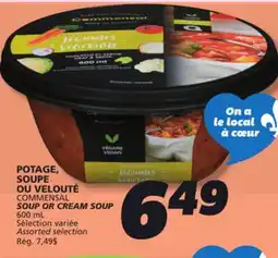 IGA COMMENSAL SOUP OR CREAM SOUP offer