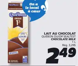 IGA QUÉBON CHOCOLATE MILK offer