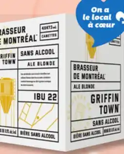 IGA BRASSEUR DE MONTRÉAL NON-ALCOHOLIC BEER offer