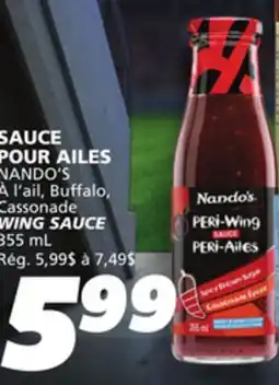IGA NANDO'S WING SAUCE offer
