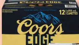 IGA COORS EDGE ALCOHOL-FREE BEER offer