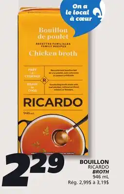 IGA RICARDO BROTH offer