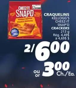 IGA CHEEZ-IT SNAP'D CRACKERS offer