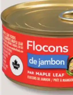 IGA MAPLE LEAF FLAKES OF MEAT offer