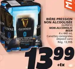 IGA GUINESS NON-ALCOHOLIC BEER offer