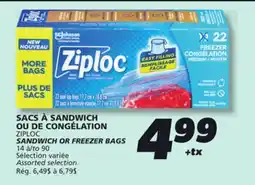 IGA ZIPLOC SANDWICH OR FREEZER BAGS offer