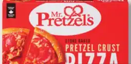 IGA MR. PRETZELS FROZEN PIZZA offer