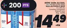 IGA MICHELOB ULTRA ZÉRO NON-ALCOHOLIC BEER offer