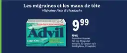 Familiprix ADVIL, Ibuprofen, 200 mg, 32 capsules, Mini gels, 30 capsules Nighttime, 20 capsules offer