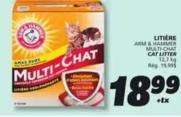 IGA ARM & HAMMER MULTI-CHAT CAT LITTER offer