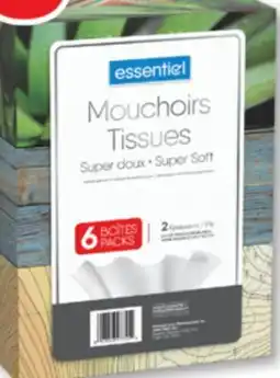 Familiprix ESSENTIEL, Bathroom tissue, 8 doubles/double rolls or Tissues, 6 packs offer