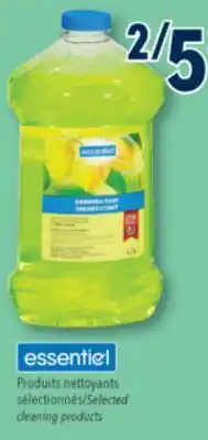 Familiprix Essentiel disinfectant multi-surface cleaner lemon offer