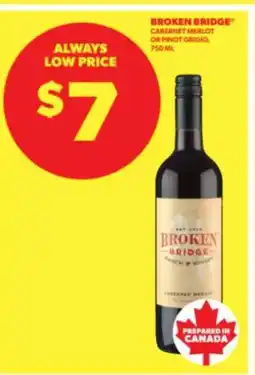 Real Canadian Liquorstore Broken Bridge Wine offer