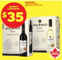 Real Canadian Liquorstore Oak Ranch Wine offer