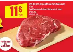 Maxi rôti de bas de palette de bœuf désossé frais offer