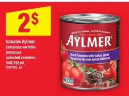 Maxi tomates Aylmer offer