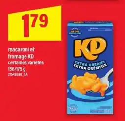 Maxi macaroni et fromage KD offer