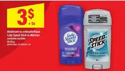 Maxi Lady Speed Stick ou Mennen offer