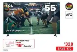 Visions Electronics TCL Smart TV offer