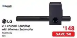 Visions Electronics LG 2.1-Channel Soundbar offer
