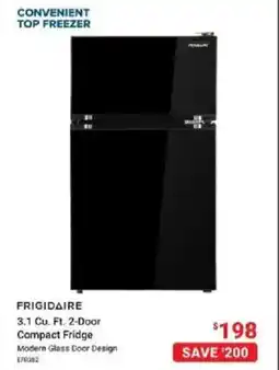 Visions Electronics Frigidaire 3.1 cu. ft. 2-door compact fridge offer