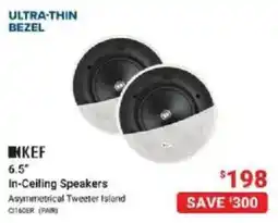 Visions Electronics KEF 6.5" In-Ceiling Speakers offer