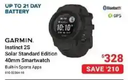 Visions Electronics GARMIN. Instinct 2S Solar Standard Edition offer